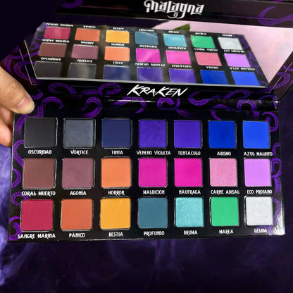 KRAKEN - Paleta de sombras - 21 tonos