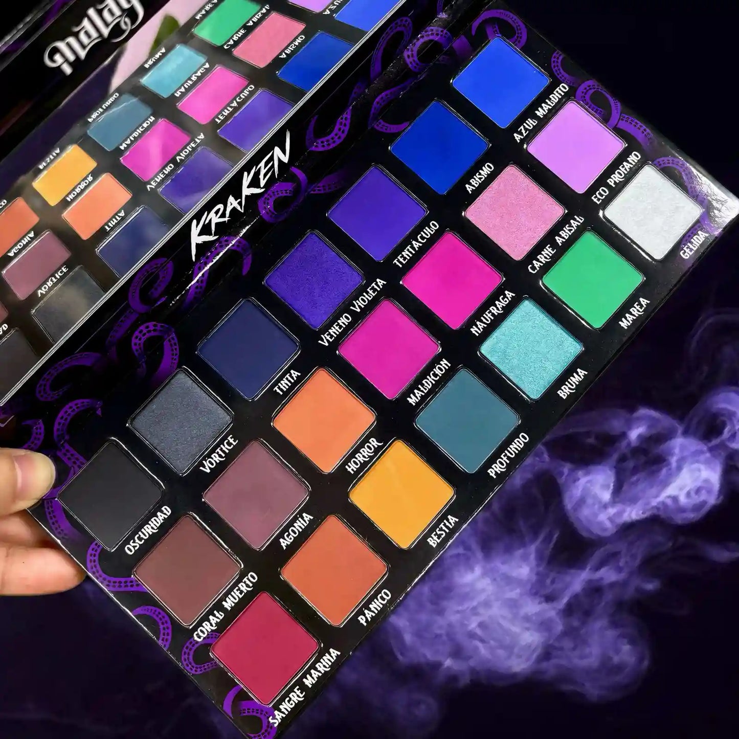 KRAKEN - Paleta de sombras - 21 tonos