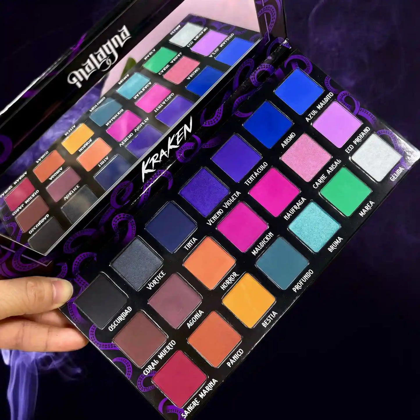 KRAKEN - Paleta de sombras - 21 tonos