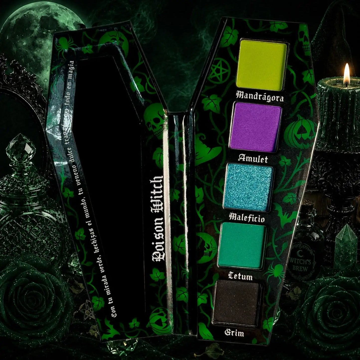 PREVENTA | POISON WITCH - Paleta de sombras - 5 tonos