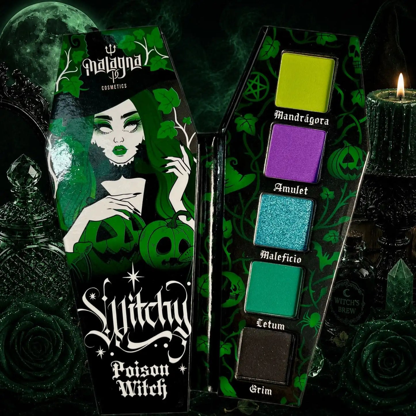 PREVENTA | POISON WITCH - Paleta de sombras - 5 tonos