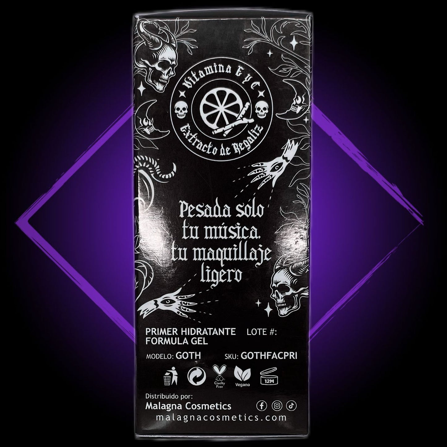 Primer Hidratante | Fórmula Gel con Vitaminas C y E | 30ml